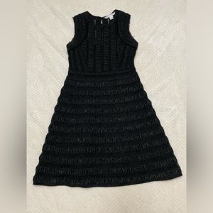 Diane Von Furstenburg black lace Dolly dress size 4